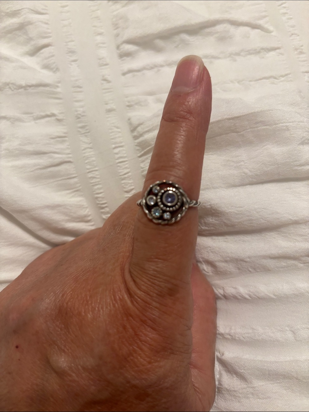Brighton Halo Ring.  Size 8 - Picture 2 of 2